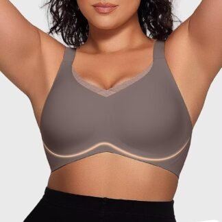 Vertvie Wireless Bras for Women No Underwire Supportive Mesh Crossover Bra Seamless Push Up Full Coverage Everyday Bralettes - lunas-mystic-emporium.com Vertvie Wireless Bras for Women No Underwire Supportive Mesh Crossover Bra Seamless Push Up Full Coverage Everyday Bralettes