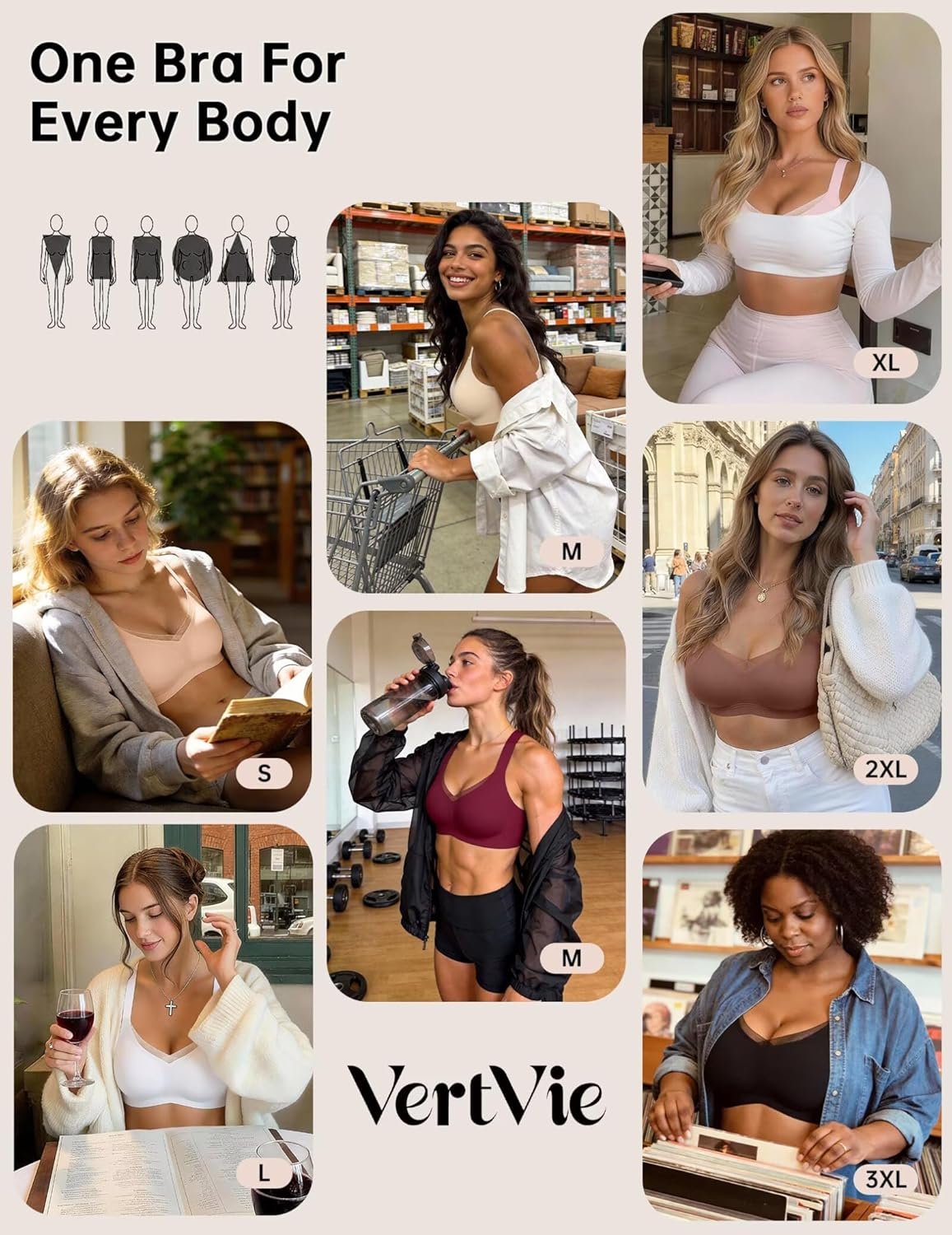 Vertvie Wireless Bras for Women No Underwire Supportive Mesh Crossover Bra Seamless Push Up Full Coverage Everyday Bralettes - lunas-mystic-emporium.com Vertvie Wireless Bras for Women No Underwire Supportive Mesh Crossover Bra Seamless Push Up Full Coverage Everyday Bralettes