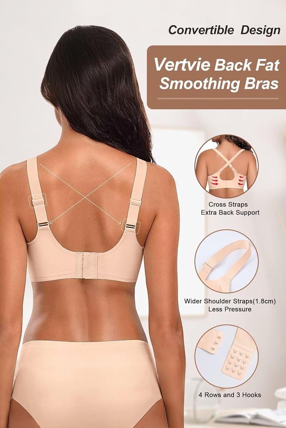 Vertvie Womens Seamless Jelly Bras No Underwire Comfort Push Up Bras Buttery Soft Wireless Bralette Full Coverage Sports Bra - lunas-mystic-emporium.com Vertvie Womens Seamless Jelly Bras No Underwire Comfort Push Up Bras Buttery Soft Wireless Bralette Full Coverage Sports Bra