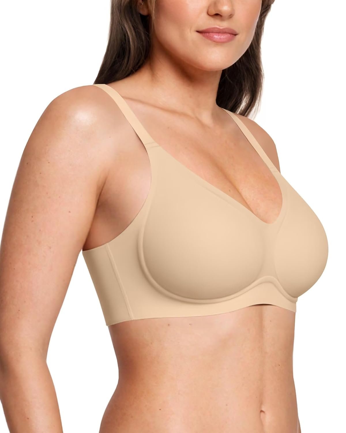 Vertvie Womens Seamless Jelly Bras No Underwire Comfort Push Up Bras Buttery Soft Wireless Bralette Full Coverage Sports Bra - lunas-mystic-emporium.com Vertvie Womens Seamless Jelly Bras No Underwire Comfort Push Up Bras Buttery Soft Wireless Bralette Full Coverage Sports Bra