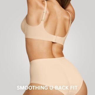 Vertvie Womens Seamless Jelly Bras No Underwire Comfort Push Up Bras Buttery Soft Wireless Bralette Full Coverage Sports Bra