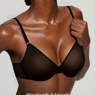 Vertvie Womens Sheer Balconette Bra Unlined Underwire Supportive Plunge Demi Bras Mesh See Through Sexy Comfort Everyday Bra - lunas-mystic-emporium.com Vertvie Women's Sheer Balconette Bra Unlined Underwire Supportive Plunge Demi Bras Mesh See Through Sexy Comfort Everyday Bra