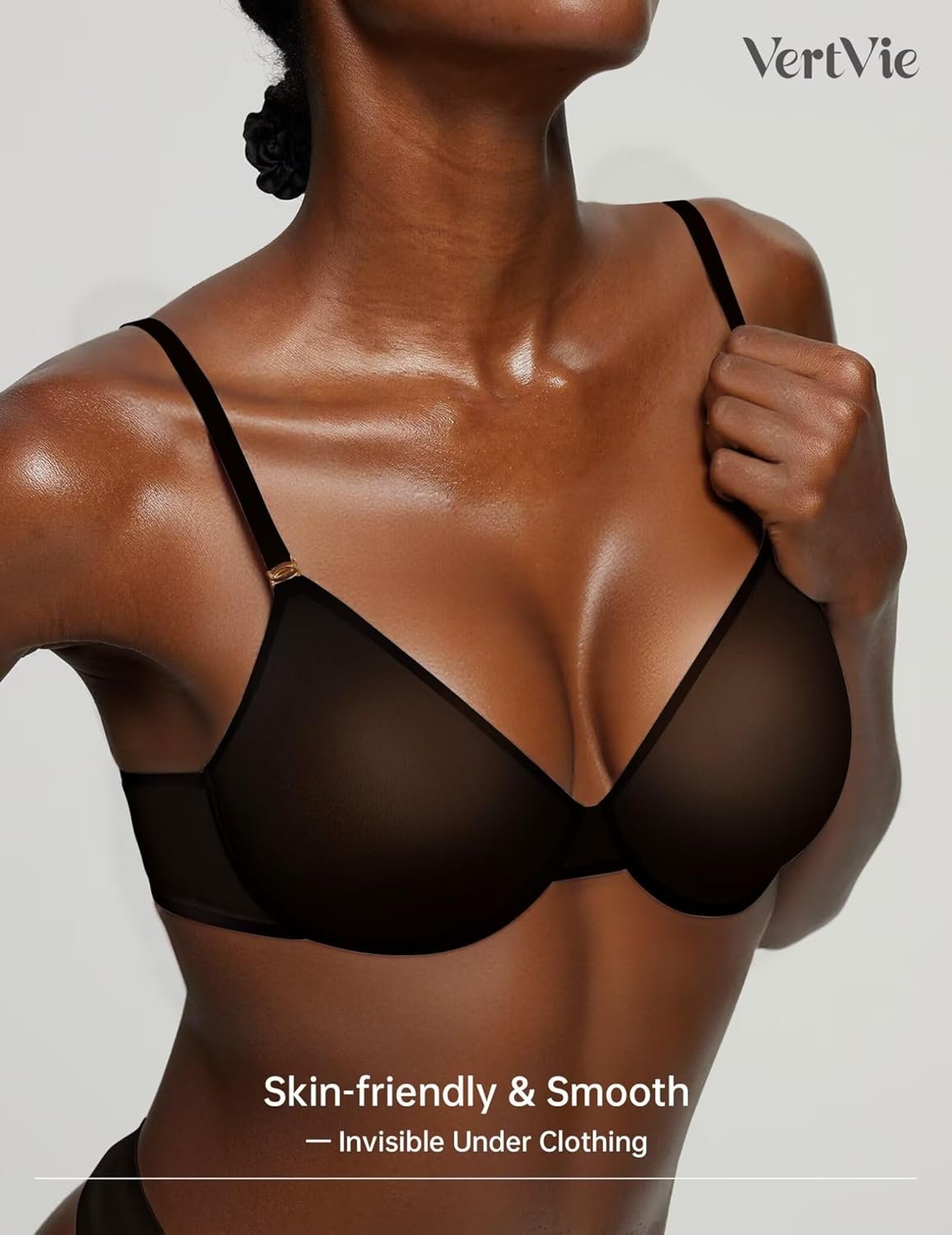 Vertvie Womens Sheer Balconette Bra Unlined Underwire Supportive Plunge Demi Bras Mesh See Through Sexy Comfort Everyday Bra - lunas-mystic-emporium.com Vertvie Women's Sheer Balconette Bra Unlined Underwire Supportive Plunge Demi Bras Mesh See Through Sexy Comfort Everyday Bra