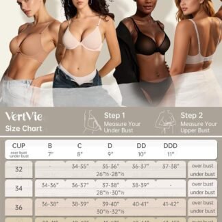 Vertvie Women's Sheer Balconette Bra Unlined Underwire Supportive Plunge Demi Bras Mesh See Through Sexy Comfort Everyday Bra