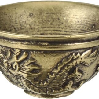 Vintage Brass Mini Bowl Ornament Retro Tabletop Adornment Sculpture for Spring Festival Decor Small Brass Decorative Bowl Statue for Home Office Display - lunas-mystic-emporium.com Vintage Brass Mini Bowl Ornament, Retro Tabletop Adornment Sculpture for Spring Festival Decor, Small Brass Decorative Bowl Statue for Home Office Display
