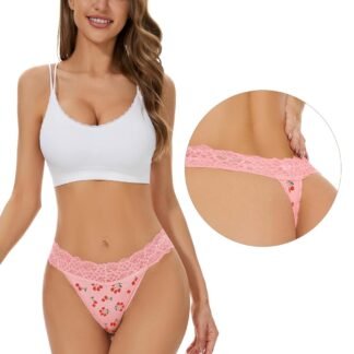 voenxe Seamless Thong for WomenNo Show Lace UnderwearLadies Breathable Comfort Panties Soft Laser Cut UndiesTanga5-Pack - lunas-mystic-emporium.com voenxe Seamless Thong for Women,No Show Lace Underwear,Ladies Breathable Comfort Panties Soft Laser Cut Undies,Tanga,5-Pack