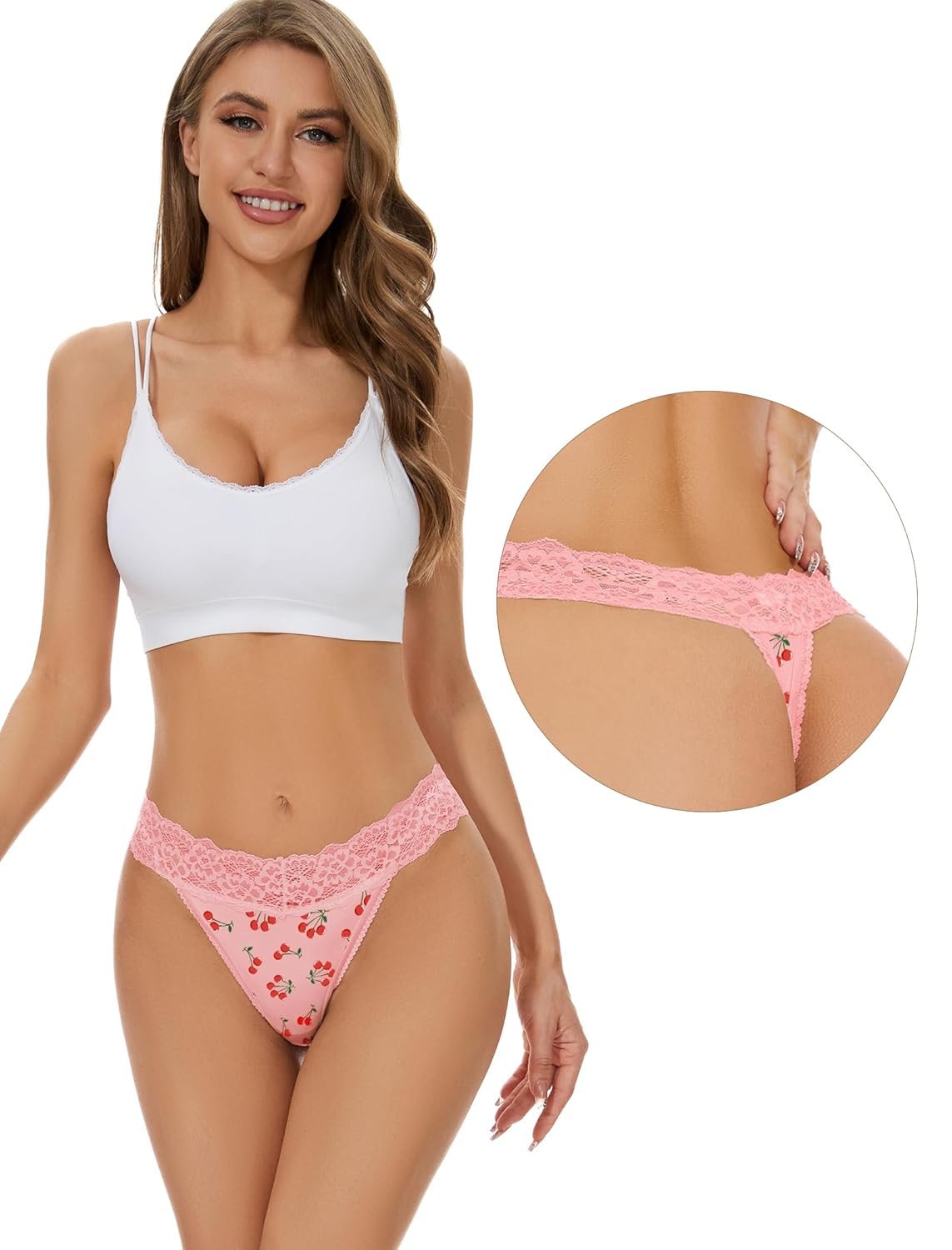 voenxe Seamless Thong for WomenNo Show Lace UnderwearLadies Breathable Comfort Panties Soft Laser Cut UndiesTanga5-Pack - lunas-mystic-emporium.com voenxe Seamless Thong for Women,No Show Lace Underwear,Ladies Breathable Comfort Panties Soft Laser Cut Undies,Tanga,5-Pack