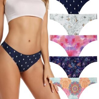 voenxe Seamless Women Underwear ThongsNo Show Ladies ThongNo Line Workout Breathable Comfortable PantiesSoft Undies5-Pack - lunas-mystic-emporium.com voenxe Seamless Women Underwear Thongs,No Show Ladies Thong,No Line Workout Breathable Comfortable Panties,Soft Undies,5-Pack