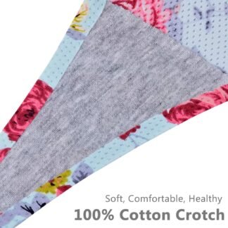 voenxe Seamless Women Underwear Thongs,No Show Ladies Thong,No Line Workout Breathable Comfortable Panties,Soft Undies,5-Pack