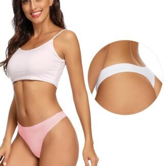voenxe Seamless Women Underwear ThongsNo Show Ladies ThongNo Line Workout Breathable Comfortable PantiesSoft Undies5-Pack - lunas-mystic-emporium.com voenxe Seamless Women Underwear Thongs,No Show Ladies Thong,No Line Workout Breathable Comfortable Panties,Soft Undies,5-Pack