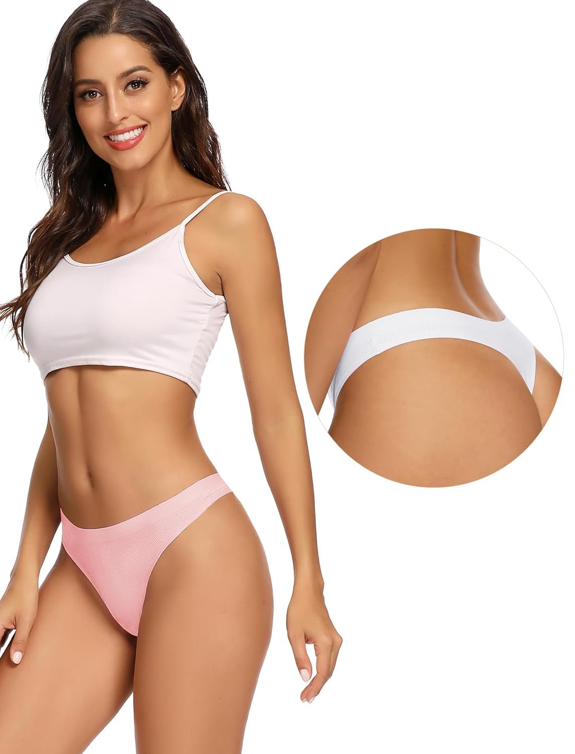 voenxe Seamless Women Underwear ThongsNo Show Ladies ThongNo Line Workout Breathable Comfortable PantiesSoft Undies5-Pack - lunas-mystic-emporium.com voenxe Seamless Women Underwear Thongs,No Show Ladies Thong,No Line Workout Breathable Comfortable Panties,Soft Undies,5-Pack