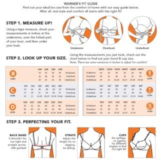 Warner's Womens Blissful Benefits Super Soft Wireless Lightly Lined Comfort Bra Rm1691w