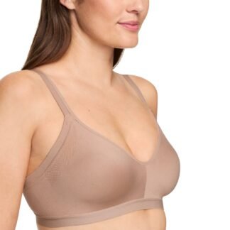 Warner's Womens Blissful Benefits Women's Underarm-Smoothing with Seamless Stretch Wireless Lightly Lined Comfort Bra