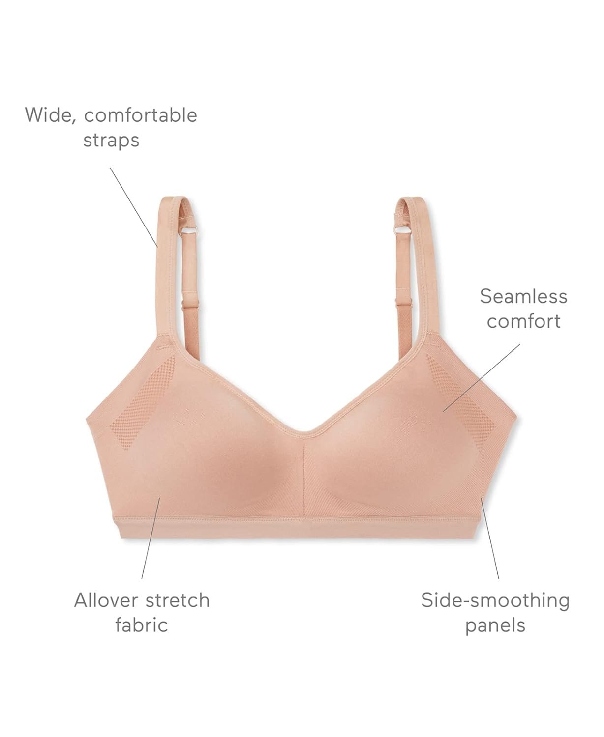 Warners Womens Easy Does It No Dig Wire-Free Bra - lunas-mystic-emporium.com Warner's Women's Easy Does It No Dig Wire-Free Bra