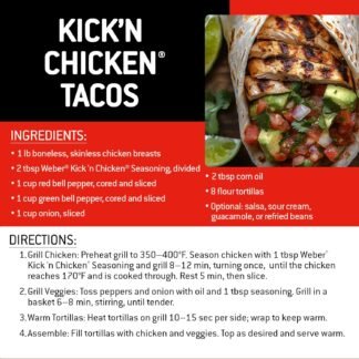 Weber Kick'n Chicken Seasoning, 5 oz