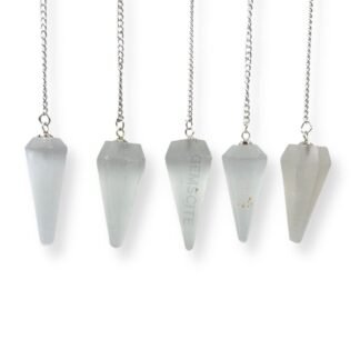Wholesale Gem Shop Natural Gemstone Crystal Faceted Pendulum - lunas-mystic-emporium.com Wholesale Gem Shop Natural Gemstone Crystal Faceted Pendulum