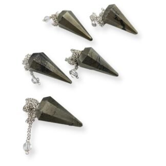 Wholesale Gem Shop Natural Gemstone Crystal Faceted Pendulum