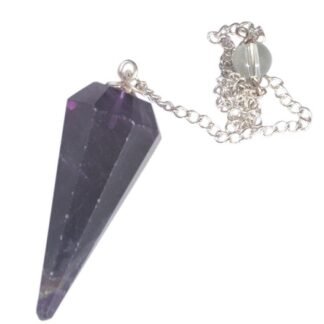 Wholesale Gem Shop Natural Gemstone Crystal Faceted Pendulum