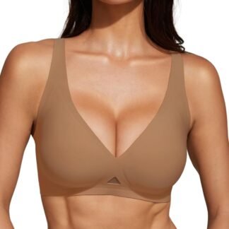 Women Deep V Bra Push Up Wireless Bralettes No Underwire Woman Seamless Bras Bralette Plunge Seamless Brassiere