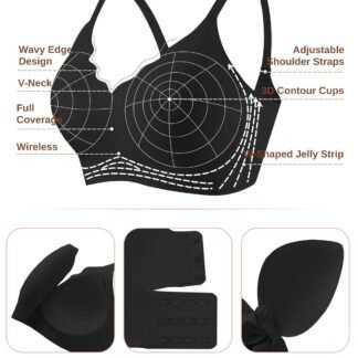 Womens Wireless Bras Push Up Bralette Supportive Everyday Bras Seamless Full Coverage Comfort T-Shirt Bra - lunas-mystic-emporium.com Womens Wireless Bras Push Up Bralette Supportive Everyday Bras Seamless Full Coverage Comfort T-Shirt Bra