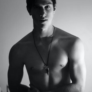 XIANNVXI Healing Crystal Stone Pointed Necklace Adjustable Black Rope Natural Gemstone Pendant Necklaces Jewelry for Men Women