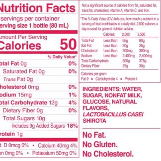 Yakult Probiotic Drink Original, 2.7 fl oz Bottle, Pack of 5