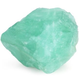 YATOJUZI Green Fluorite 1.8-2.2" Natural Raw Stones and Healing Crystals Large Stone Rough Crystal Rocks for Tumbling Cabbing Polishing Fountain Rocks Decoration 1PCS