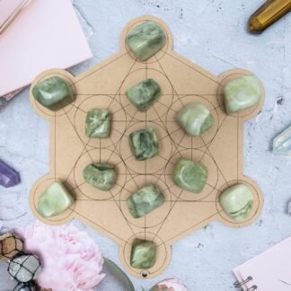 ZAICUS 1lb Serpentine Tumbled Stones | Polished Crystals Healing | Natural Stones | Feng Shui | Chakra Balancing | Good Luck | Reiki Gift | Home Decor | Size 20-25 mm