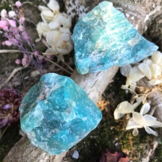 Zenkeeper 1Lb Amazonite Crystal Stone Natural Raw Stones & Fountain Rocks for Tumbling, Cabbing, Polishing, Wire Wrapping, Wicca & Reiki Crystal Healing
