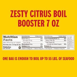Zesty Citrus Boil Booster - Seafood Boil Enhancer - Crab, Shrimp, Crawfish Seasonings, Boil Mix and Spice Enhancer 7 oz. (Pack of 1) By Louisiana Fish Fry