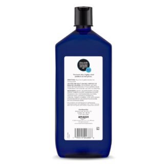 Amazon Basics Lavender Scented Foaming Bath with Essential Oil and Epsom Salt, Soothing, 34 Fluid Ounce