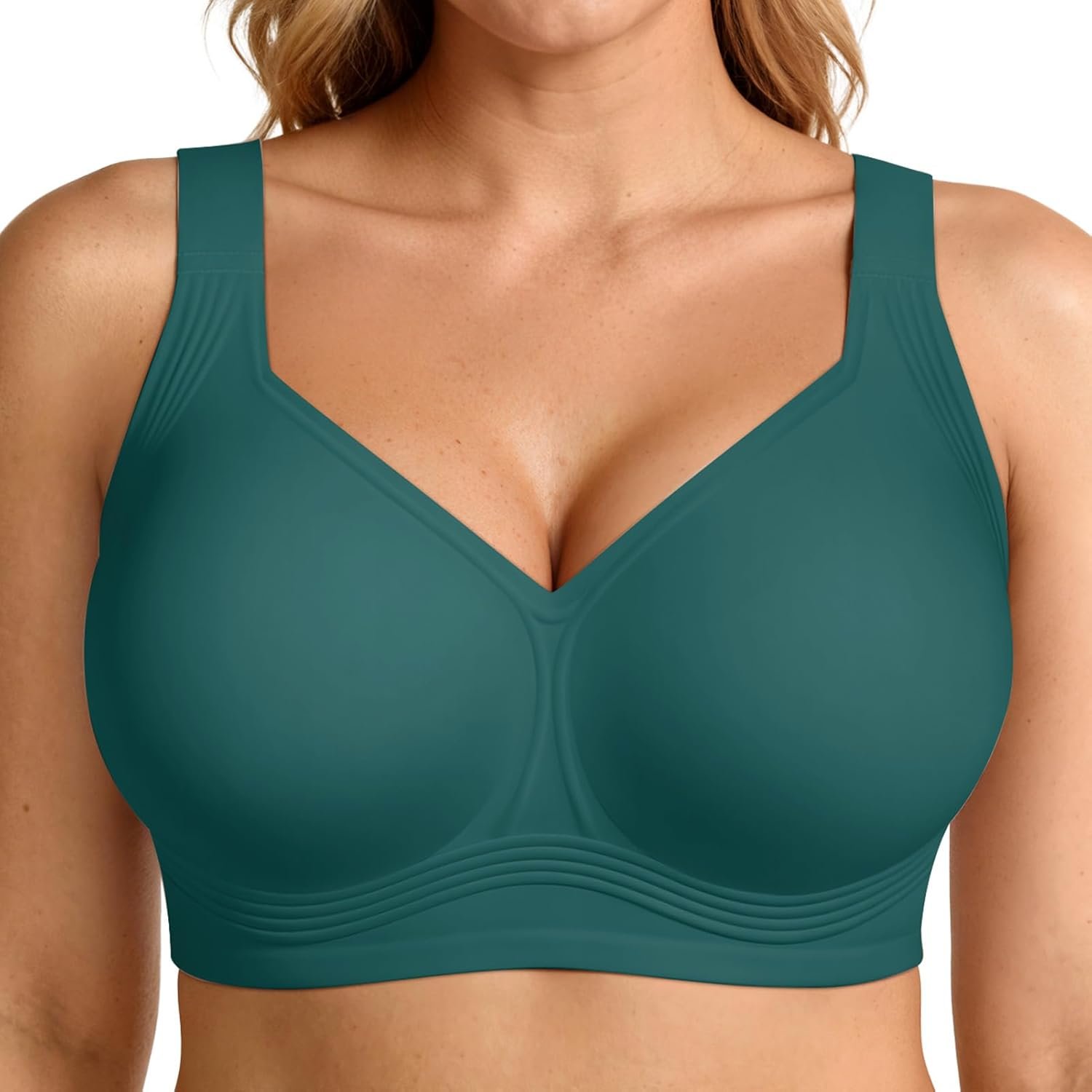 Bras for Women Supportive Wireless Push Up Bra Full Coverage No Underwire Seamless Plus Size for Older Women - lunas-mystic-emporium.com Bras for Women Supportive Wireless Push Up Bra Full Coverage No Underwire Seamless Plus Size for Older Women