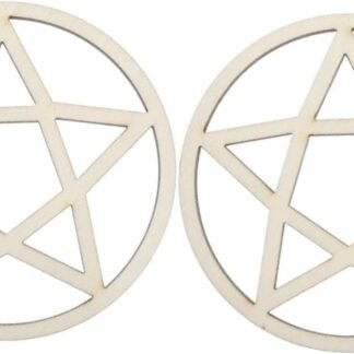 Cabilock 2pcs Pentagram Altar Tray Sacrifice Supply Altar Ornament for Wiccan Rituals Home Decor Compact Easy to Store Unique Aesthetic Decor