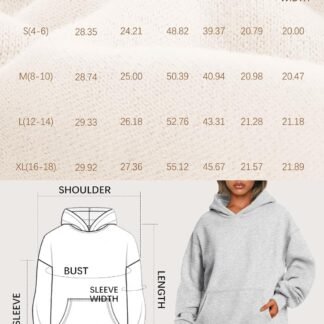 EFAN Womens Oversized Fleece Hoodie Cozy Plush Pullover Sweatshirt with Pocket - lunas-mystic-emporium.com EFAN Women's Oversized Fleece Hoodie, Cozy Plush Pullover Sweatshirt with Pocket