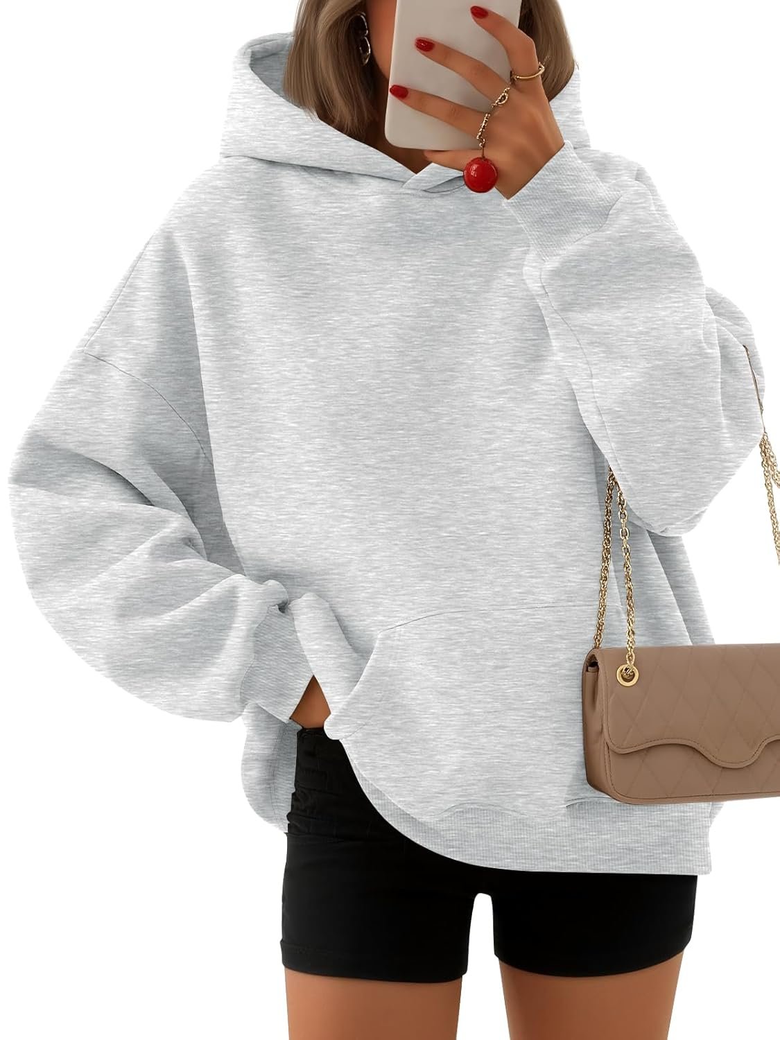 EFAN Womens Oversized Fleece Hoodie Cozy Plush Pullover Sweatshirt with Pocket - lunas-mystic-emporium.com EFAN Women's Oversized Fleece Hoodie, Cozy Plush Pullover Sweatshirt with Pocket