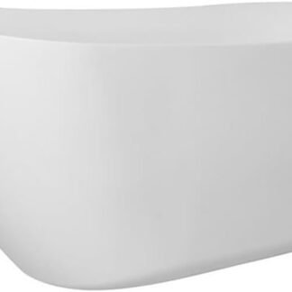 Elegant Decor Indoor Modern 59 inch soaking single slipper bathtub in glossy white