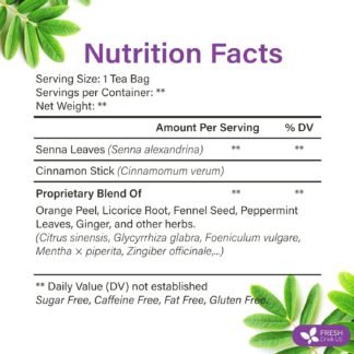 FreshDrinkUS Fresh Move Tea 40 Tea Bags - Herbal Tea Blend with Senna Leaves Cinnamon Orange Peel Ginger More Caffeine-Free Natural Ingredients Smooth Flavor for - lunas-mystic-emporium.com FreshDrinkUS, Fresh Move Tea – 40 Tea Bags - Herbal Tea Blend with Senna Leaves, Cinnamon, Orange Peel, Ginger & More – Caffeine-Free, Natural Ingredients – Smooth Flavor for...