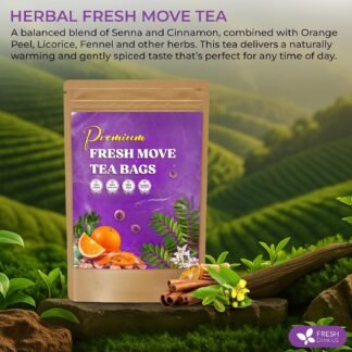 FreshDrinkUS Fresh Move Tea 40 Tea Bags - Herbal Tea Blend with Senna Leaves Cinnamon Orange Peel Ginger More Caffeine-Free Natural Ingredients Smooth Flavor for - lunas-mystic-emporium.com FreshDrinkUS, Fresh Move Tea – 40 Tea Bags - Herbal Tea Blend with Senna Leaves, Cinnamon, Orange Peel, Ginger & More – Caffeine-Free, Natural Ingredients – Smooth Flavor for...
