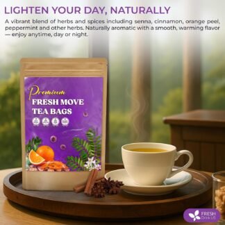 FreshDrinkUS Fresh Move Tea 40 Tea Bags - Herbal Tea Blend with Senna Leaves Cinnamon Orange Peel Ginger More Caffeine-Free Natural Ingredients Smooth Flavor for - lunas-mystic-emporium.com FreshDrinkUS, Fresh Move Tea – 40 Tea Bags - Herbal Tea Blend with Senna Leaves, Cinnamon, Orange Peel, Ginger & More – Caffeine-Free, Natural Ingredients – Smooth Flavor for...