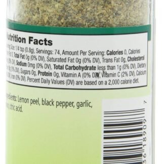 Frontier Seasoning Blends Salt-Free Lemon Pepper 208-Ounce Bottle - lunas-mystic-emporium.com Frontier Seasoning Blends, Salt-Free Lemon Pepper, 2.08-Ounce Bottle