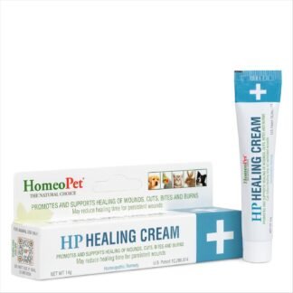 HomeoPet HP Healing Cream, Safe and Natural Skin-Healing Ointment for Cats and Dogs, 14 Grams