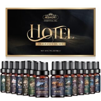 Hotel Diffuser Oils Set - 14Pcs Luxury Fragrance Oil Blend Hotel Scent Essential Oils Set for Diffuser, Soap & Candle Making