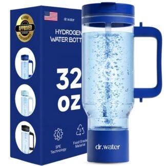 Hydrogen Water Bottle 32 Oz – Portable BPA Free Generator Tumbler with SPE/PEM Technology | Large Hydrogen Flask for Daily Hydration & Energy | H2 Infused Drinking Bottle Black...