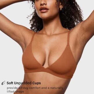 INLYRIC Womens Inbarely Triangle Bralette Plunge Unlined Seamless Bra No Underwire Sexy Comfortable Everyday - lunas-mystic-emporium.com INLYRIC Women's Inbarely Triangle Bralette Plunge Unlined Seamless Bra No Underwire Sexy Comfortable Everyday