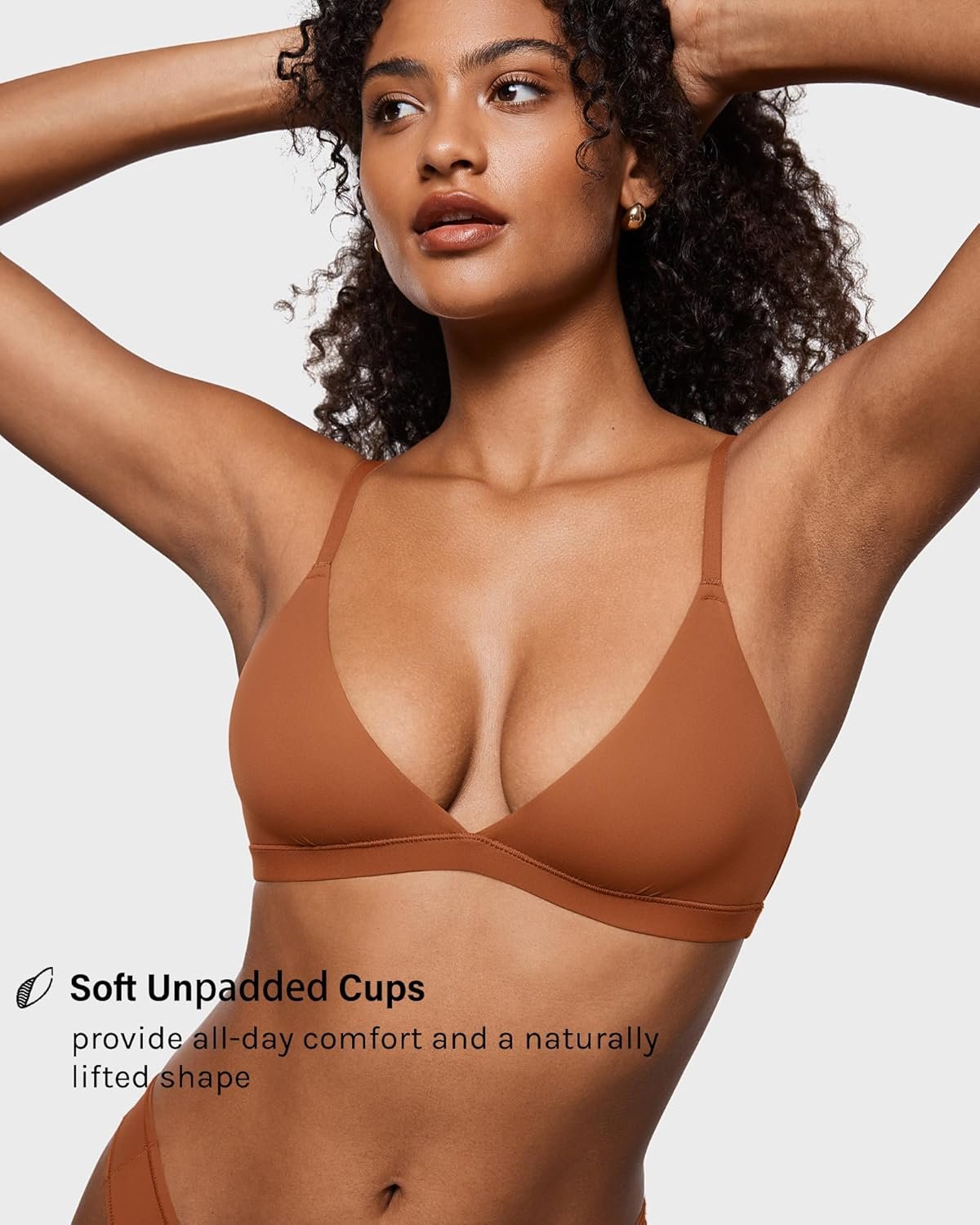 INLYRIC Womens Inbarely Triangle Bralette Plunge Unlined Seamless Bra No Underwire Sexy Comfortable Everyday - lunas-mystic-emporium.com INLYRIC Women's Inbarely Triangle Bralette Plunge Unlined Seamless Bra No Underwire Sexy Comfortable Everyday