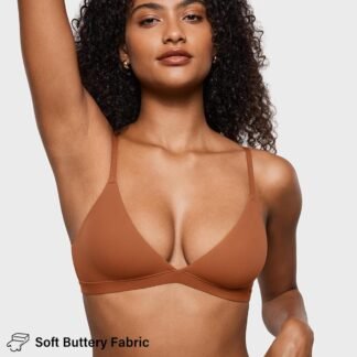 INLYRIC Womens Inbarely Triangle Bralette Plunge Unlined Seamless Bra No Underwire Sexy Comfortable Everyday - lunas-mystic-emporium.com INLYRIC Women's Inbarely Triangle Bralette Plunge Unlined Seamless Bra No Underwire Sexy Comfortable Everyday