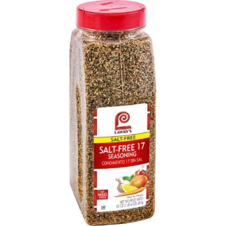 Lawry's Salt Free 17 Seasoning, 20 oz - One 20 Ounce Container of 17 Seasoning Spice Blend Including Toasted Sesame Seeds, Turmeric, Basil and Red Bell Pepper for Seafood...