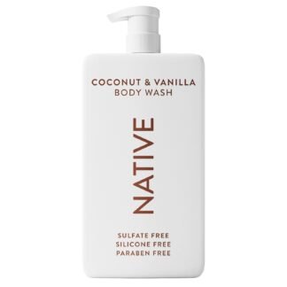 Native Sulfate Free Body Wash Contains Naturally Derived Ingredients | for Women & Men| Coconut & Vanilla, 36 oz