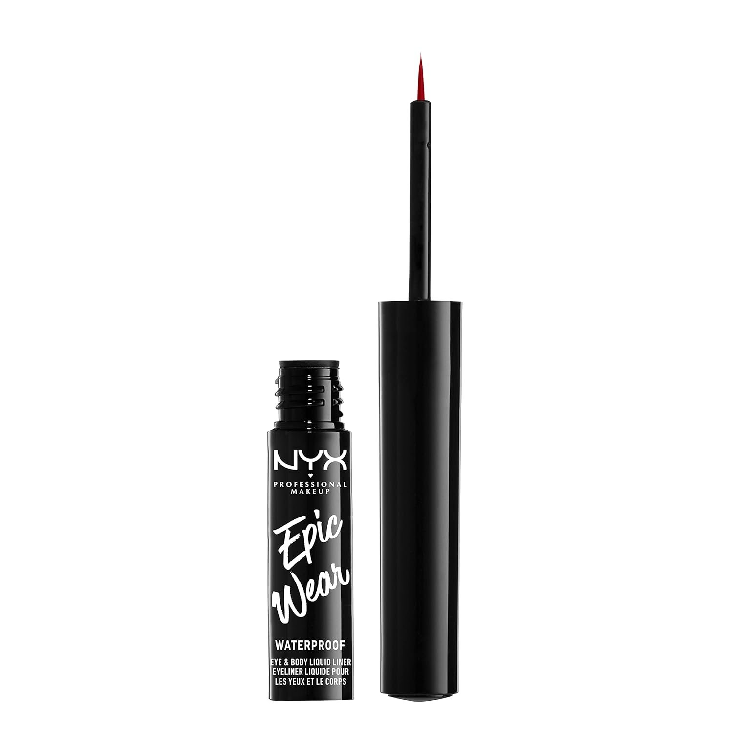 NYX PROFESSIONAL MAKEUP Epic Wear Liquid Liner Long-Lasting Waterproof Eyeliner - Black - lunas-mystic-emporium.com NYX PROFESSIONAL MAKEUP Epic Wear Liquid Liner, Long-Lasting Waterproof Eyeliner - Black