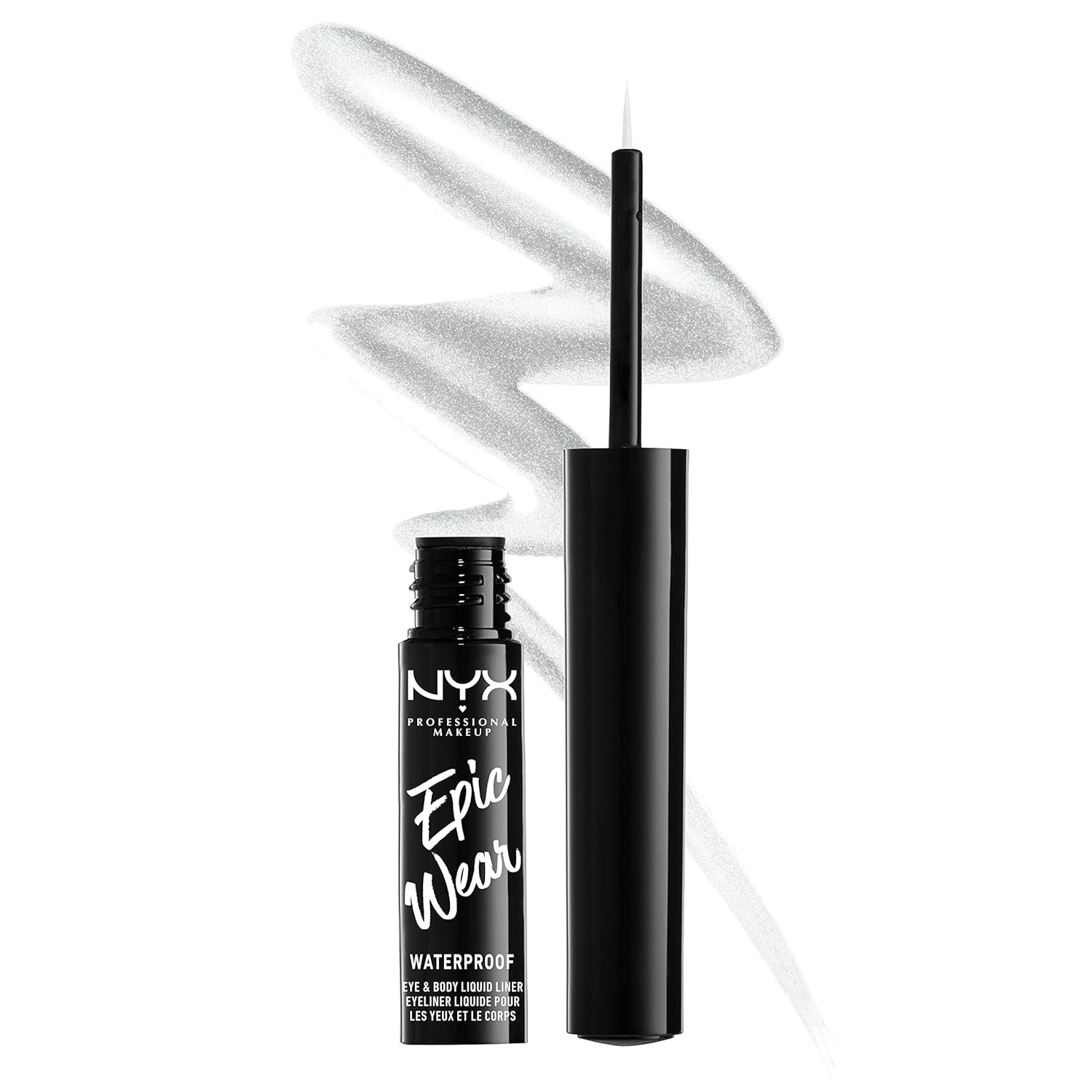 NYX PROFESSIONAL MAKEUP Epic Wear Liquid Liner Long-Lasting Waterproof Eyeliner - Black - lunas-mystic-emporium.com NYX PROFESSIONAL MAKEUP Epic Wear Liquid Liner, Long-Lasting Waterproof Eyeliner - Black